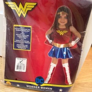 Rubie's Wonder Woman Costume for Kids - Red, Blue, Gold